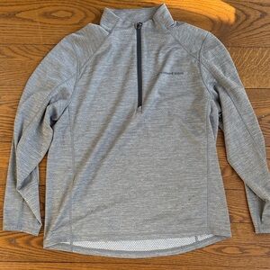 Vineyard Vines Heather Gray Half-Zip Pullover